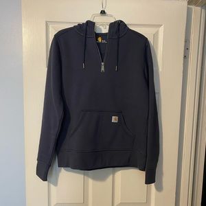 Womens Carhartt 1/4 zip Sweatshirt w/ hood